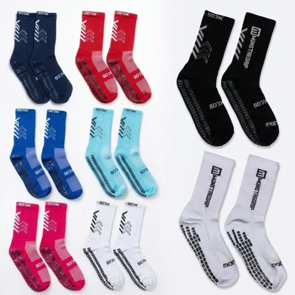 Kaos Kaki antislip Soxpro dan Monstregrip pendek untuk Futsal dan Sepak Bola Pendek Kaos kaki lari olahraga nge gym