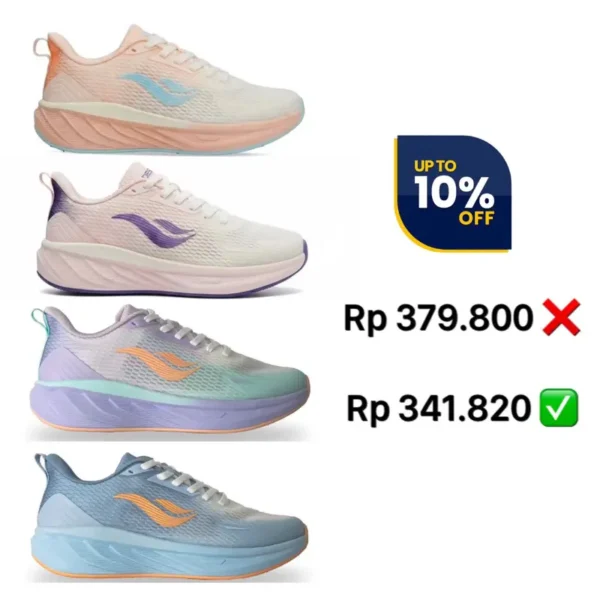 Sepatu Lari Desle Aveline - Original - Outdoor - Sepatu Lari Wanita Original Desle