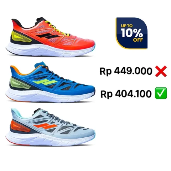 Sepatu Running Lari Mills Treximo Saga V2 - Original - Outdoor - Sepatu Lari Pria dan Wanita