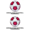 Bola Sepak dan Bola Futsal Specs Garuda Attack 25 Training FB FS - White Blood Red - Original