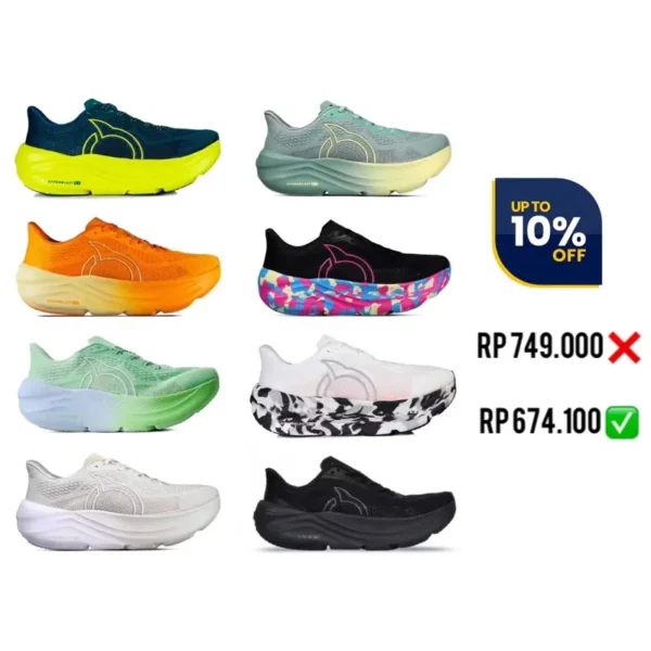 Sepatu Running Lari Ortuseight Hyperblast 2.1 Original - Ortuseight Hyperblast Shadow Original - Boots - Sepatu Running Pria dan Wanita