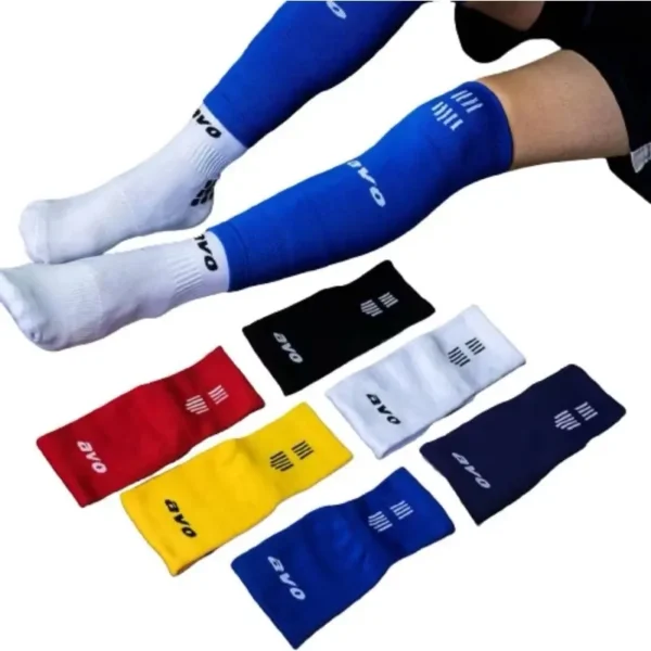 Kaos Kaki Sambung Avo Kaos kaki sepakbola dewasa Warna putih hitam biru pink oren hijau kuning abu abu original Avo