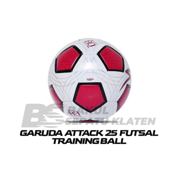 Bola Sepak dan Bola Futsal Specs Garuda Attack 25 Training FB FS - White Blood Red - Original