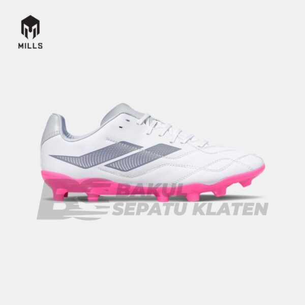 white magenta Sepatu Bola Mills Enzo Fg Original - Boots - Sepatu bola Mills Original